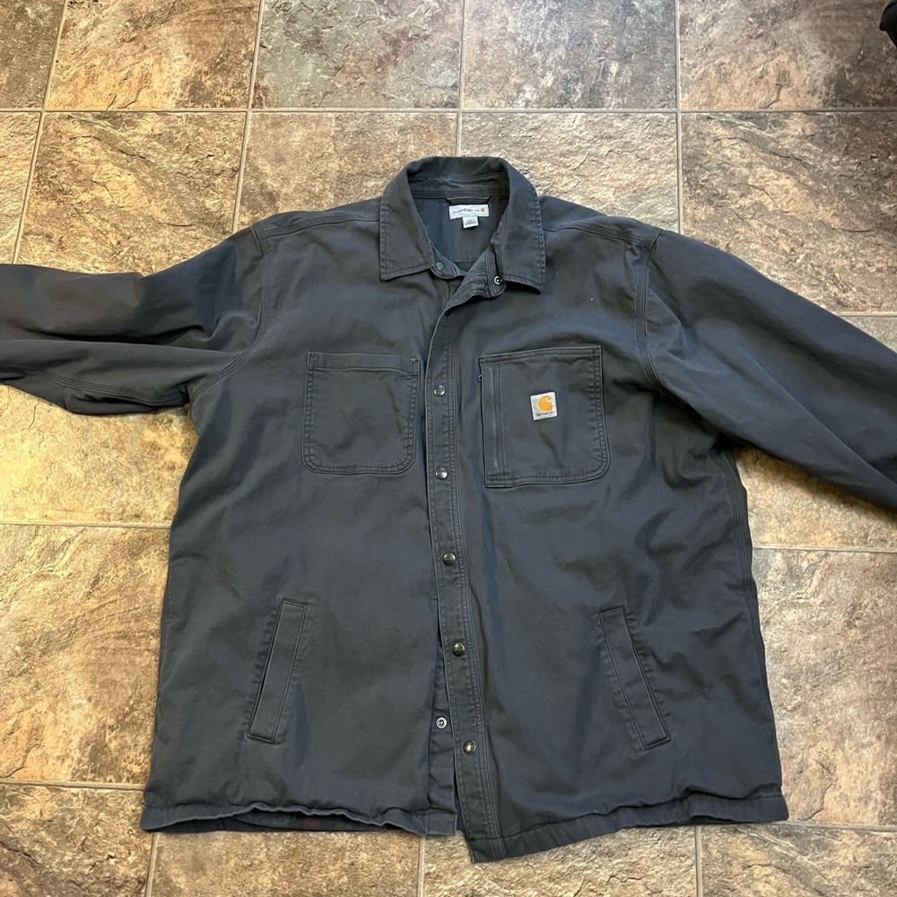 Carhartt Men's Dark Gray Shirt Jacket